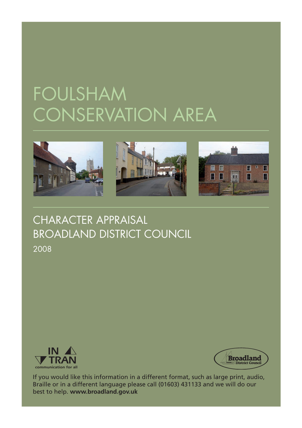 Foulsham Conservation Area Appraisal