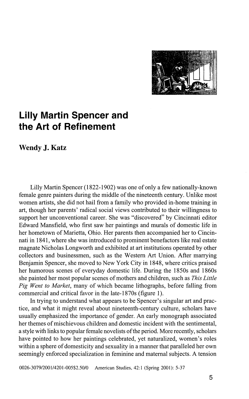 Lilly Martin Spencer and the Art of Refinement