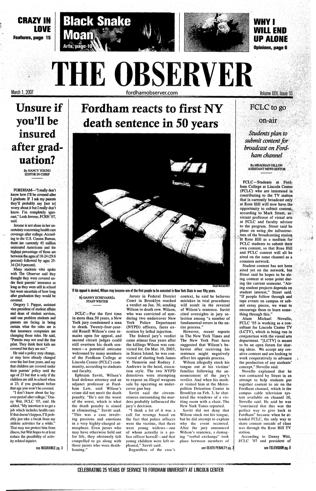 Fordham Reacts to First NY Death Sentence in 50 Years