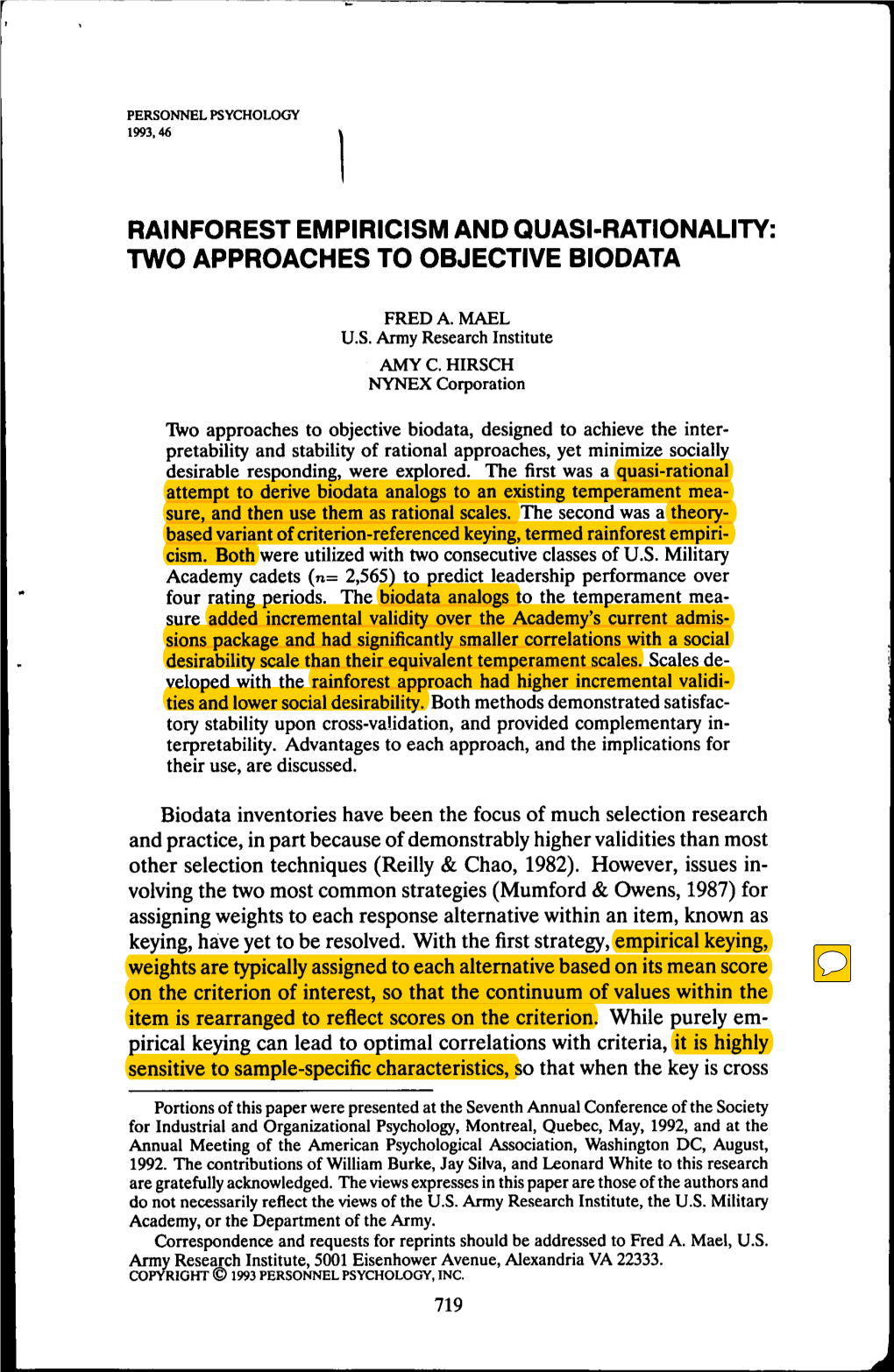Rainforest Empiricism and Quasi-Rationality: Two Approaches to Objective Biodata