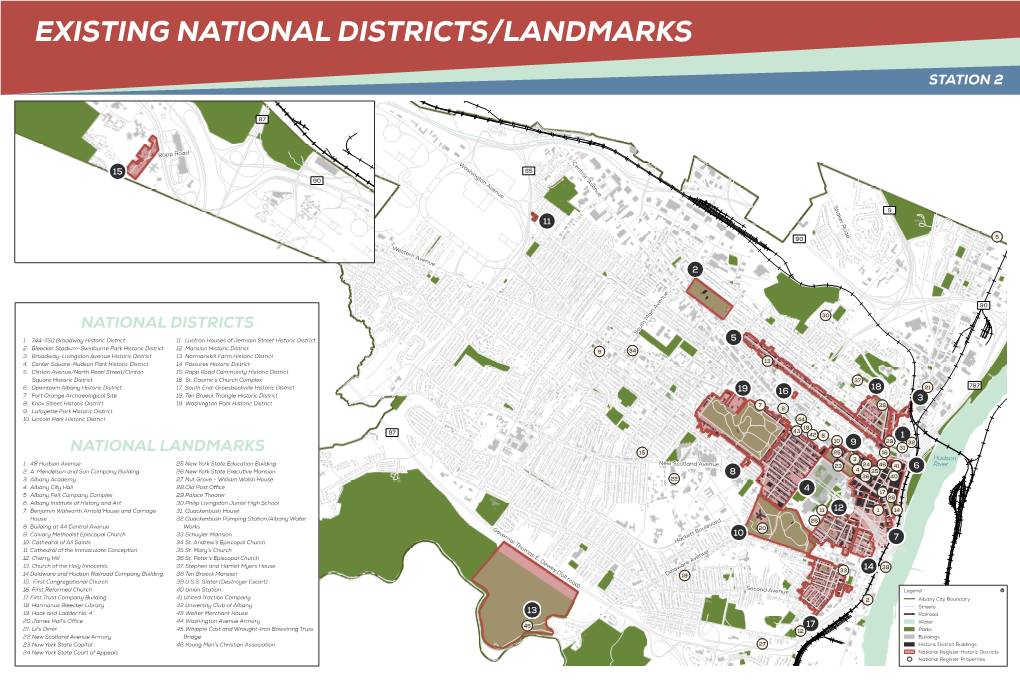 Existing National Districts and Landmarks Exhibit