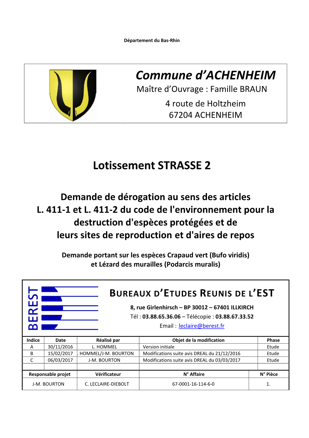 Commune D'achenheim a Un Objectif De Croissance Ambitieux De 25 À 30 % Sur Les 15 Années À Venir Pour Atteindre Une Population De 2.500 À 2.800 Habitants