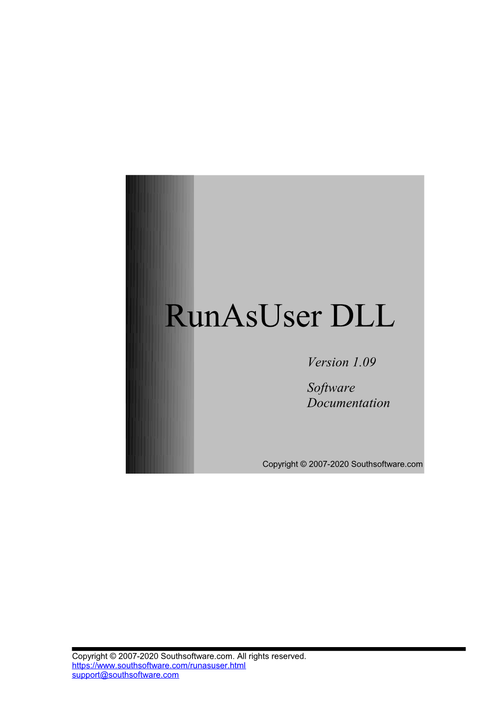 Runasuser DLL Documentation