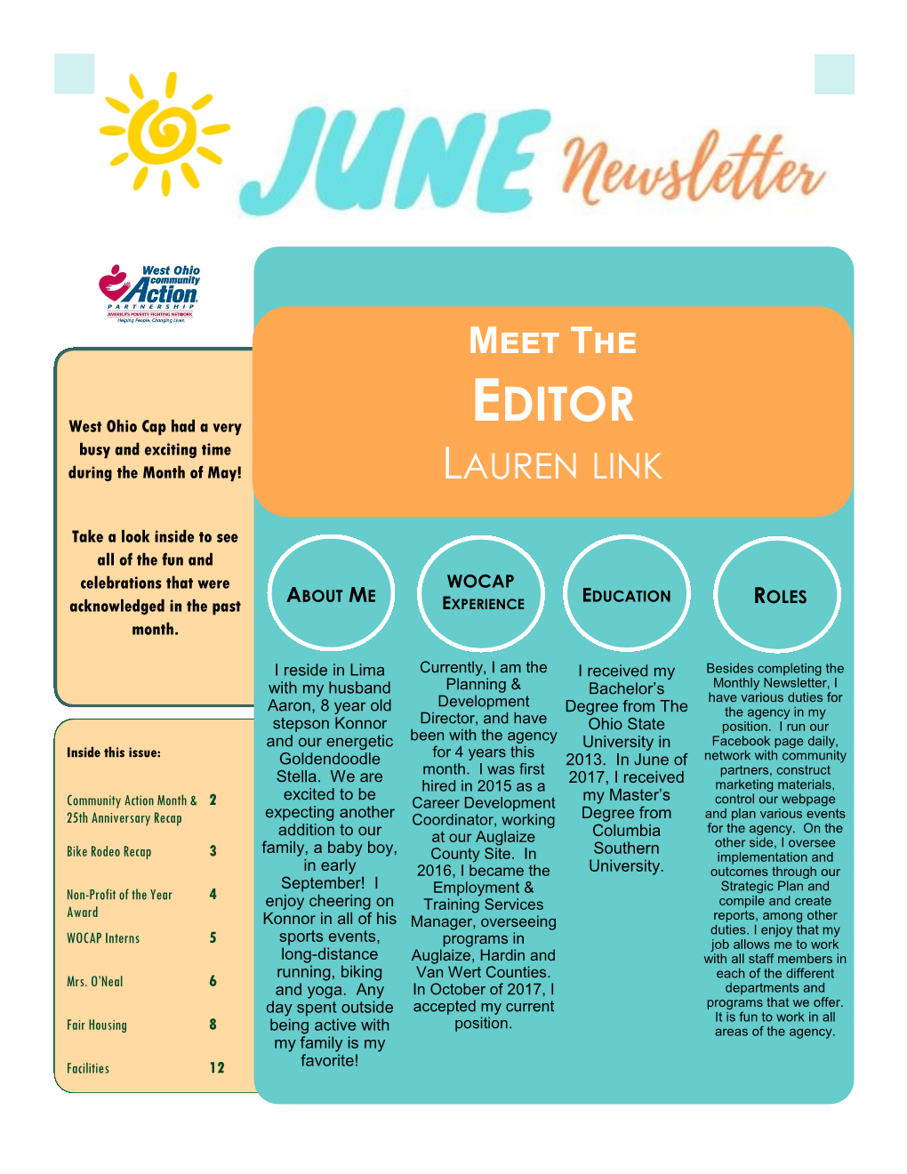 June 2019 Newsletter