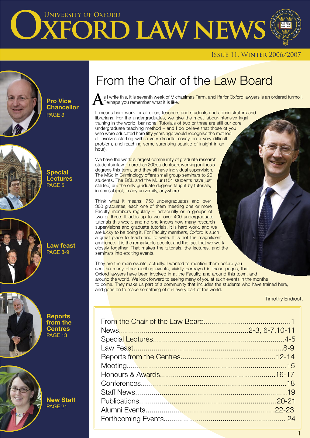 Oxford Law News Issue 11, Winter 2006/2007
