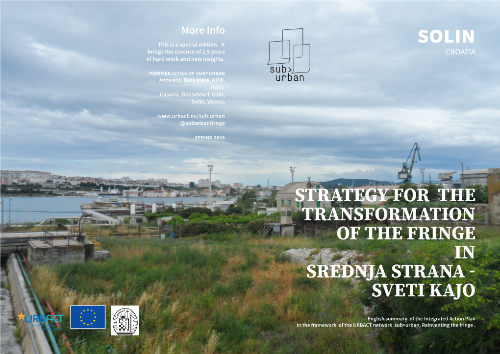 Strategy for the Transformation of the Fringe in Srednja Strana - Sveti Kajo