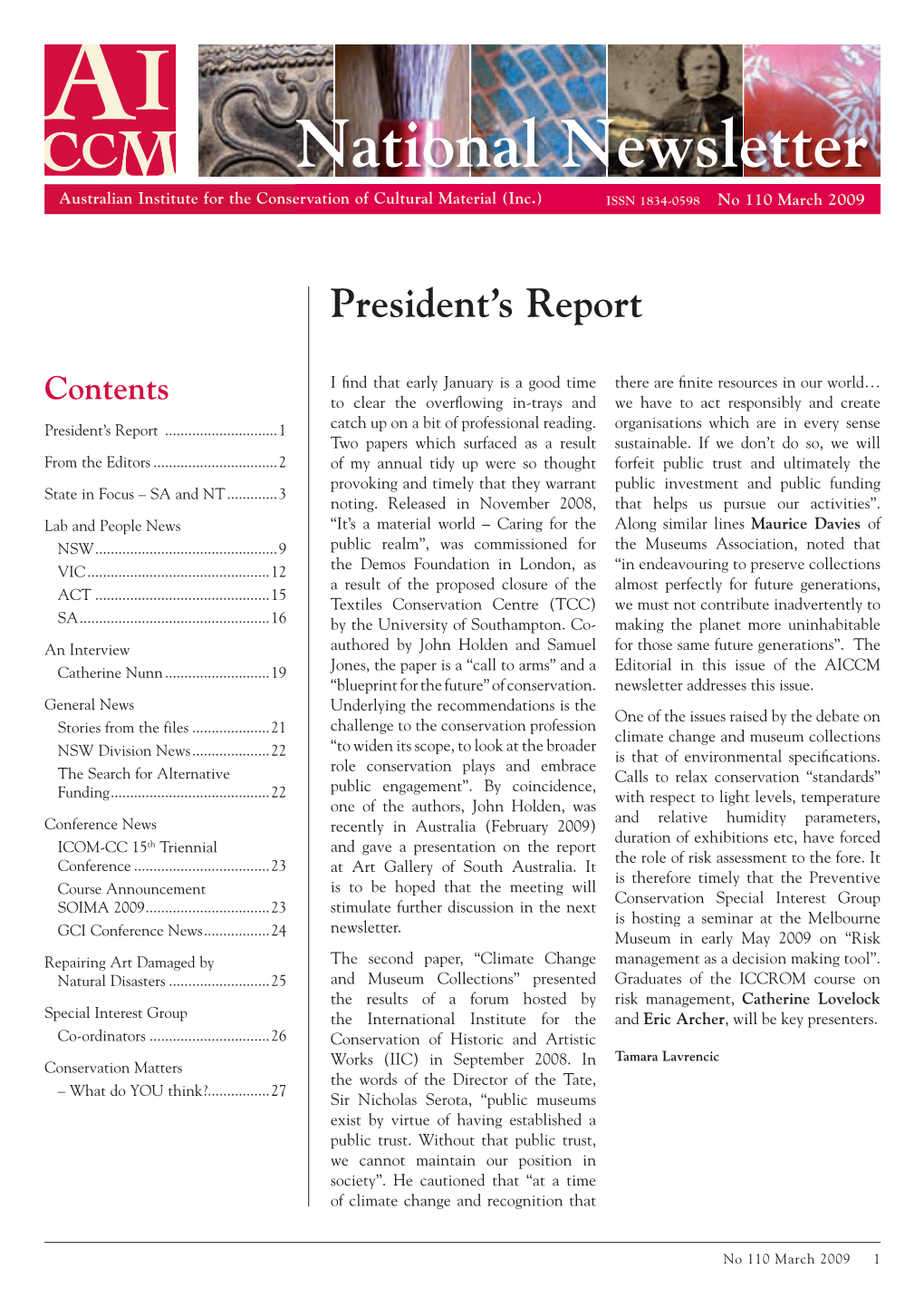 National Newsletter