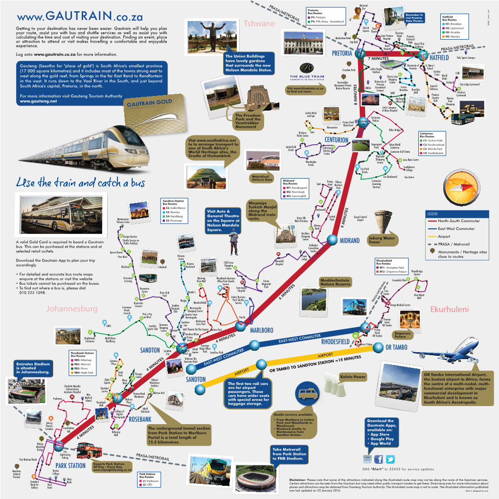 Gautrain Route Map