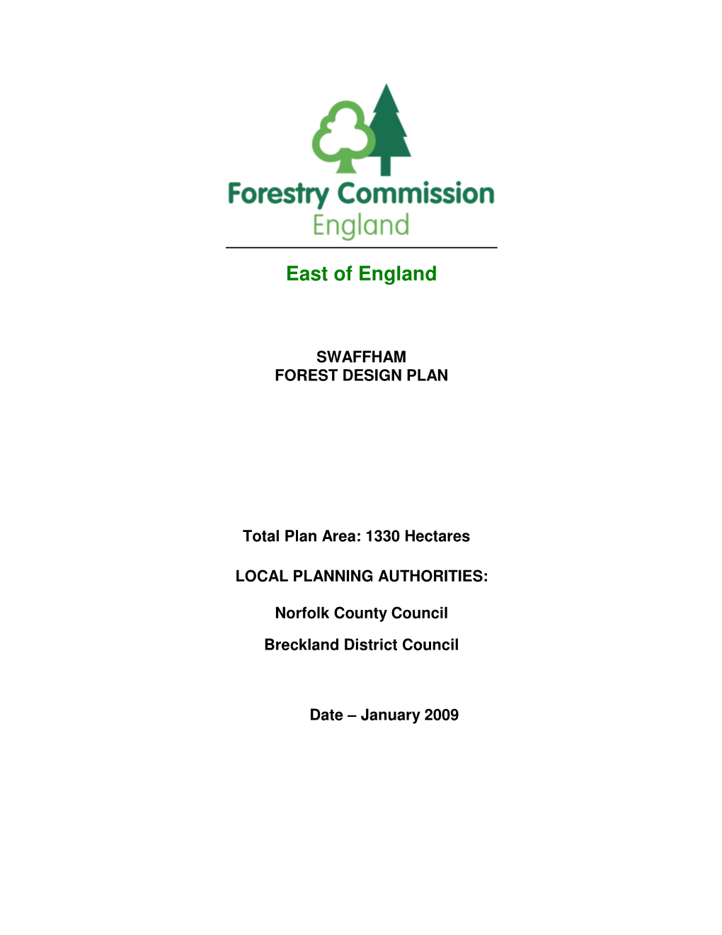 Swaffham Forest Plan 2009