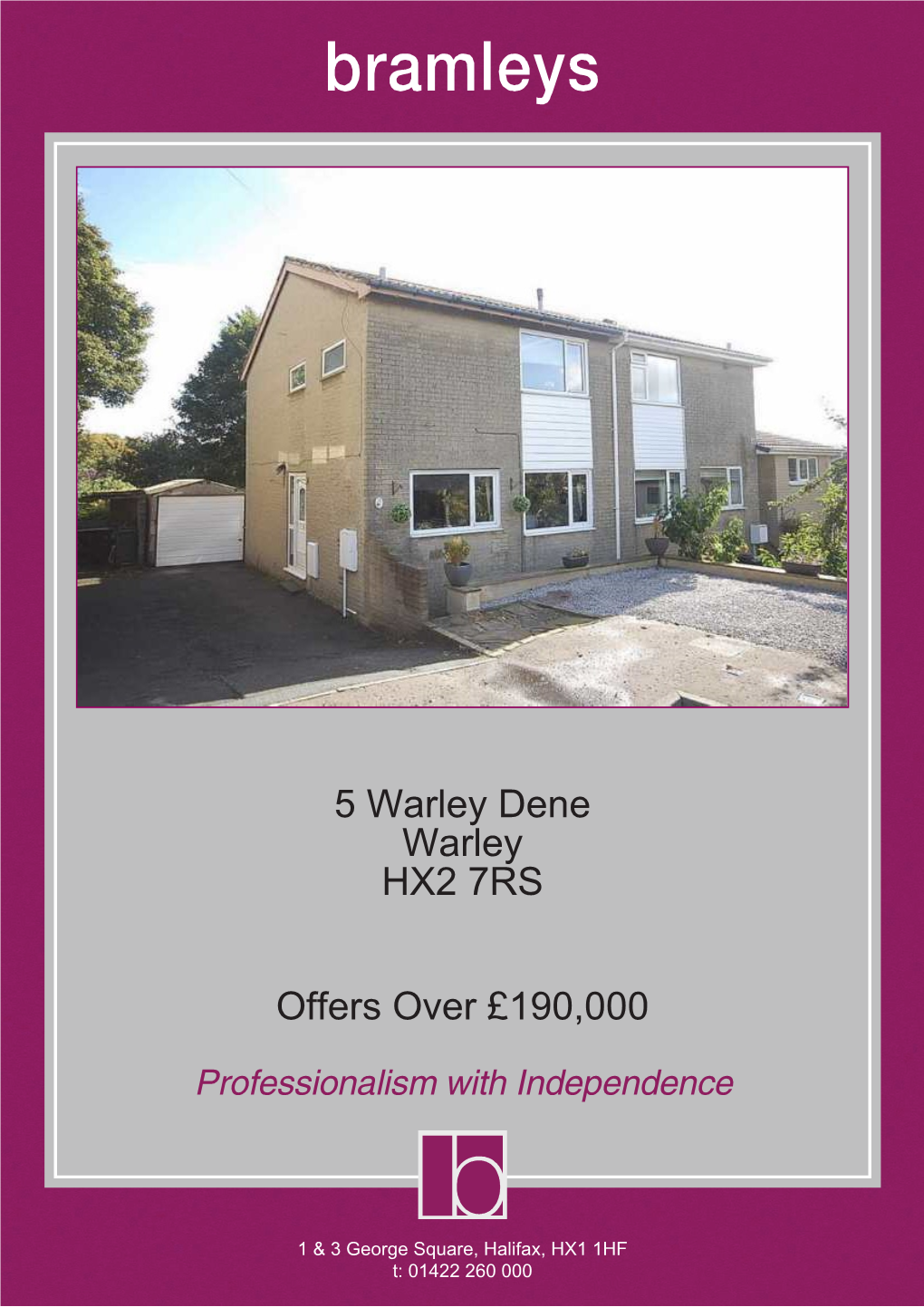 5 Warley Dene Warley HX2 7RS Offers Over £190,000