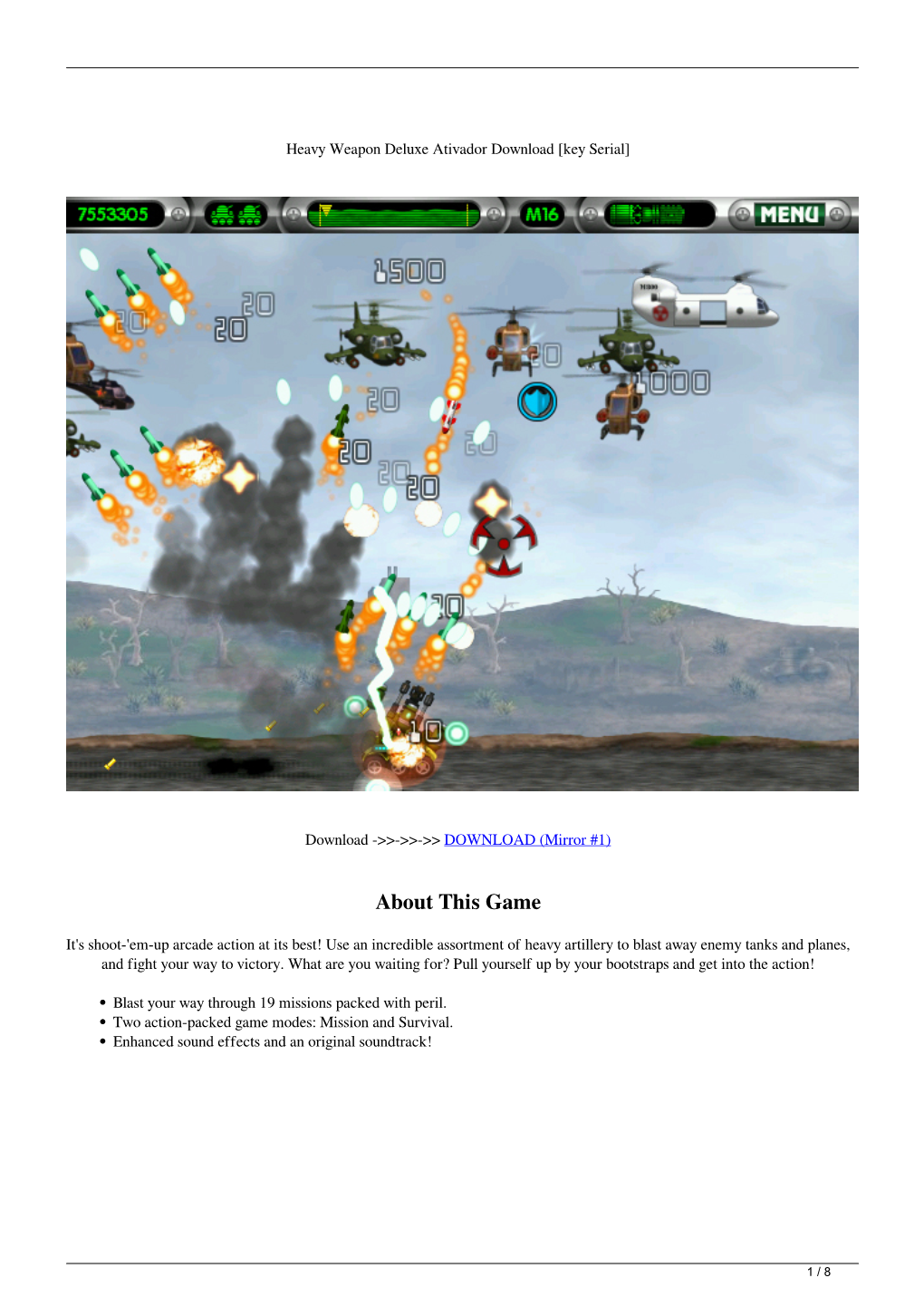 Heavy Weapon Deluxe Ativador Download Key Serial