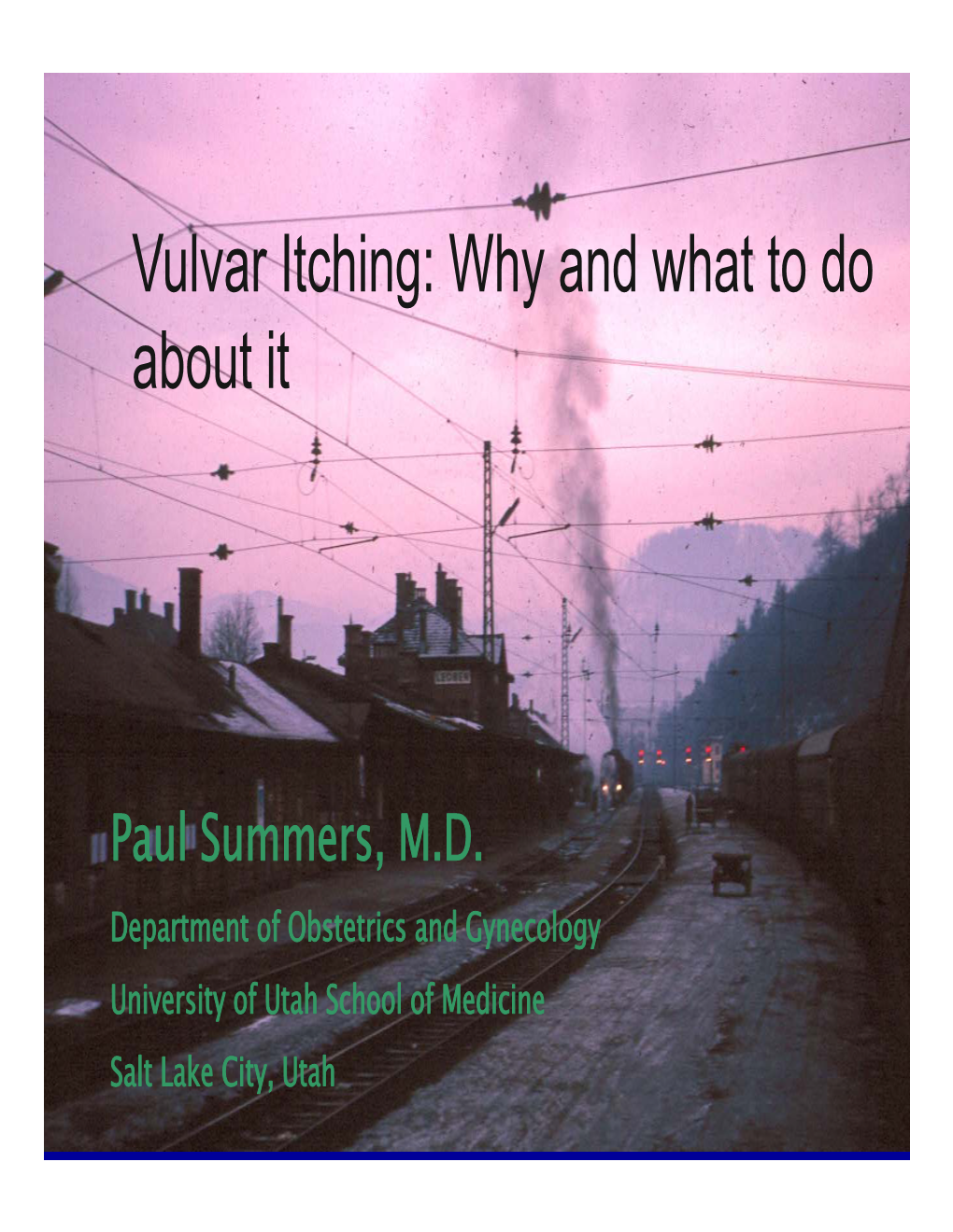 Vulvar Itching: Why and What to Do About It