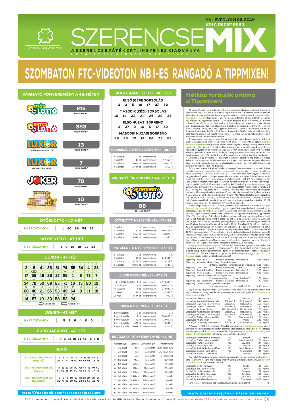 Szombaton Ftc-Videoton Nb I-Es Rangadó a Tippmixen!