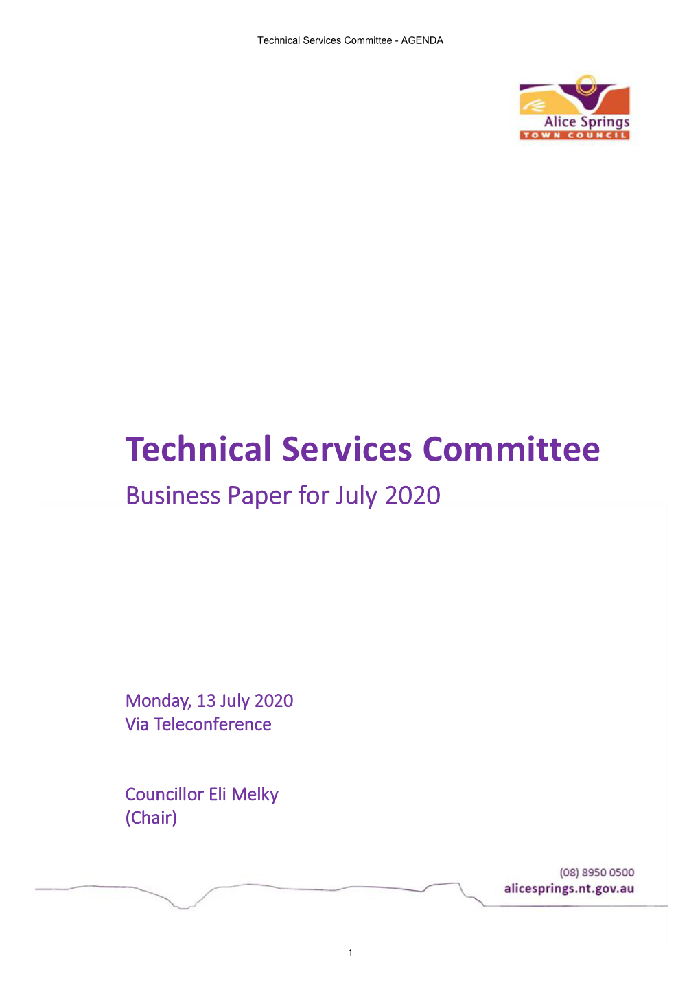 Technical Services Committee - AGENDA