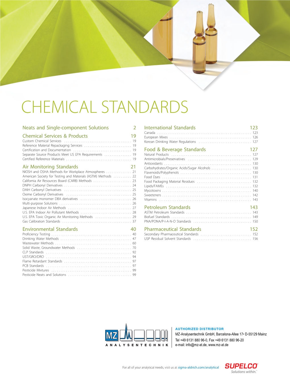 Chemical Standards