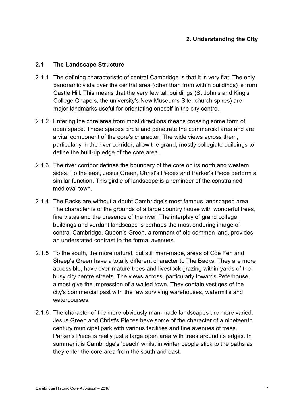 Historic Core Appraisal 2016 Chapter 2