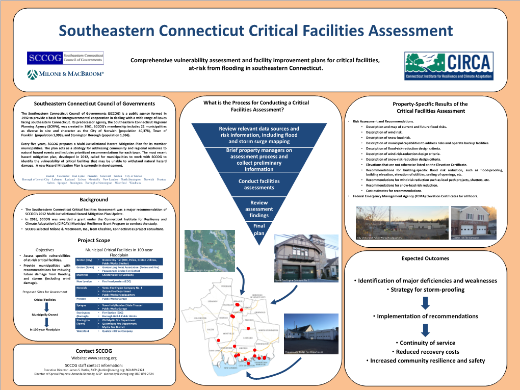 Southeastern Connecticut Critical Facilities Assessment