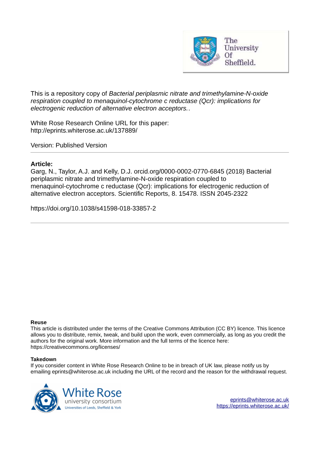 Bacterial Periplasmic Nitrate and Trimethylamine-N-Oxide Respiration