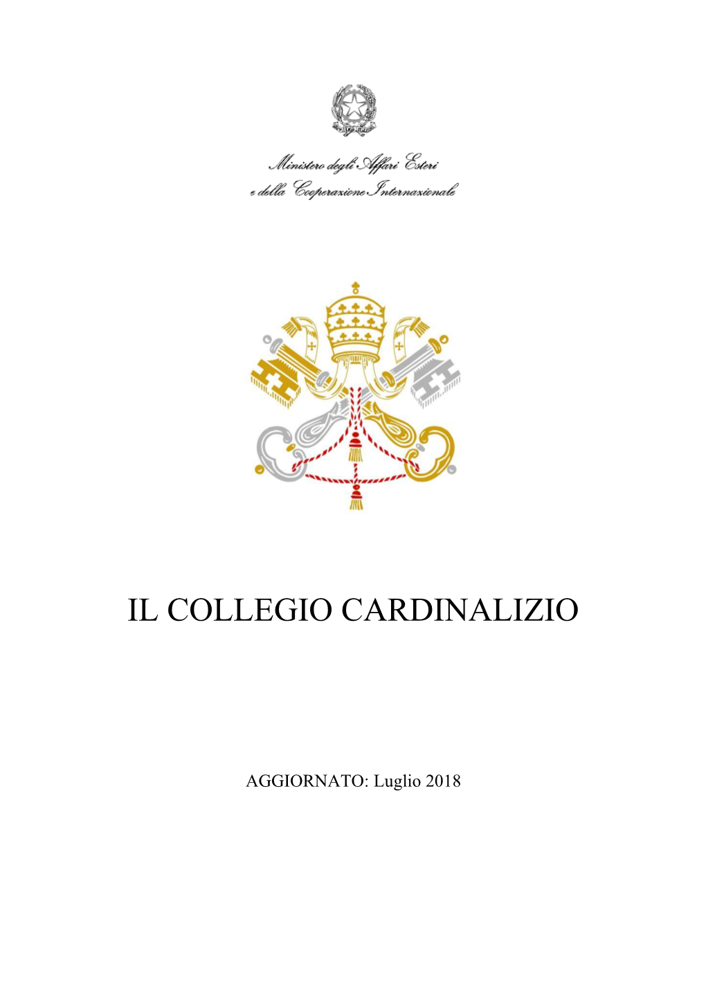 Il Collegio Cardinalizio
