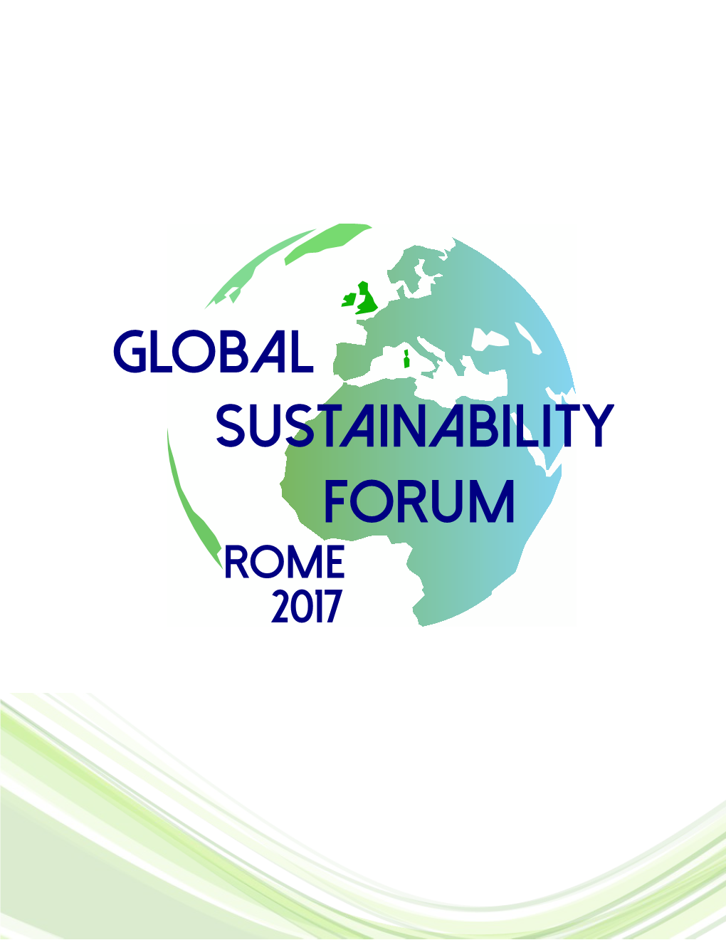 GLOBAL SUSTAINABILITY Forum Rome 2017