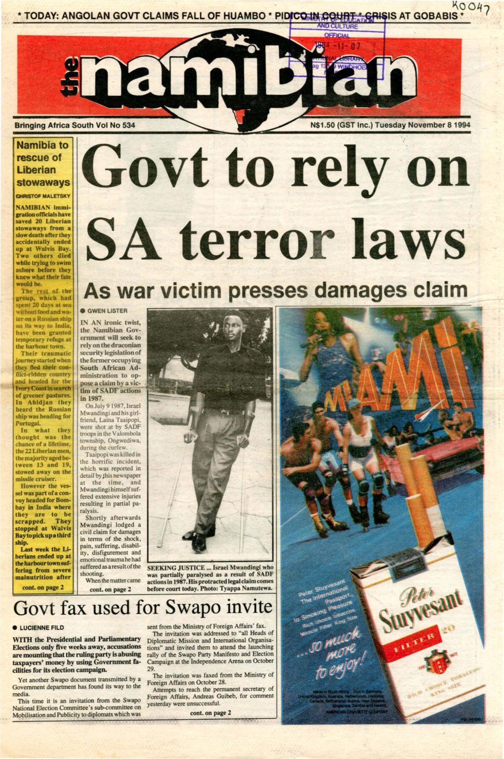8 November 1994