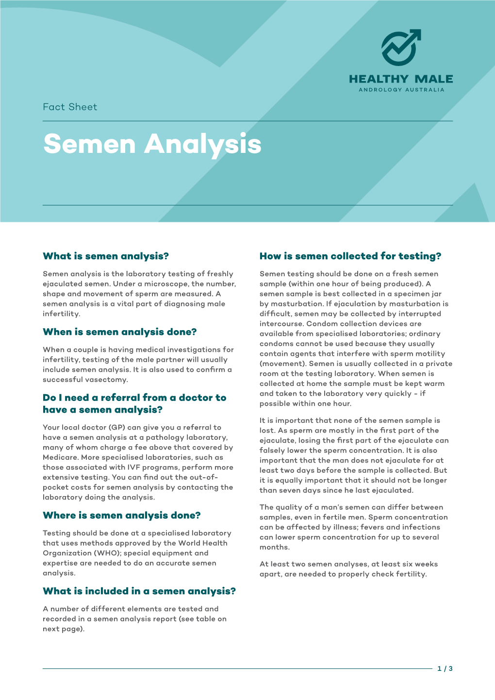 Semen Analysis