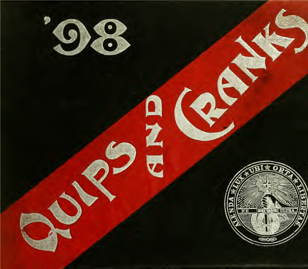 Davidson College Yearbook, Quips and Cranks, 1898