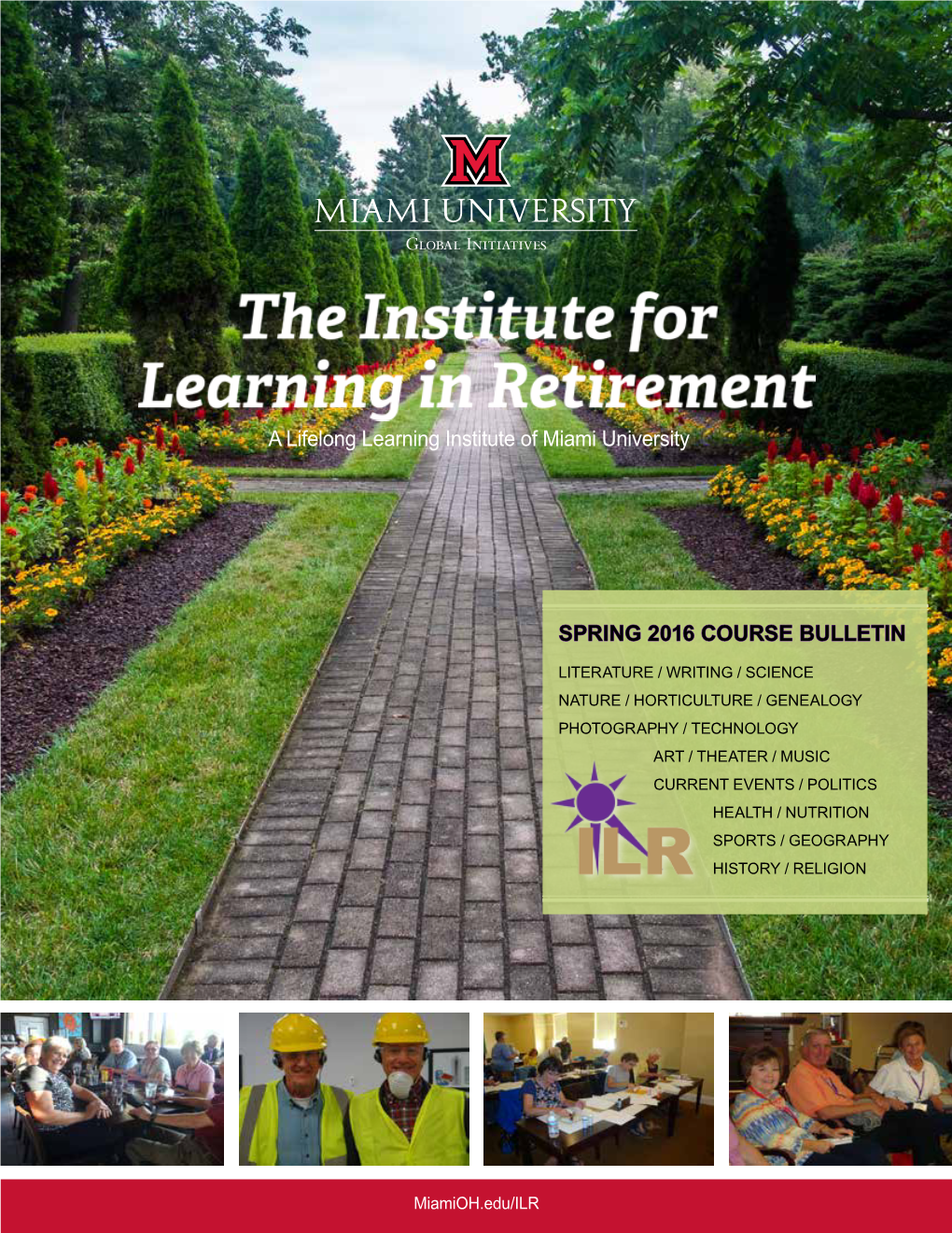 SPRING 2016 COURSE BULLETIN a Lifelong