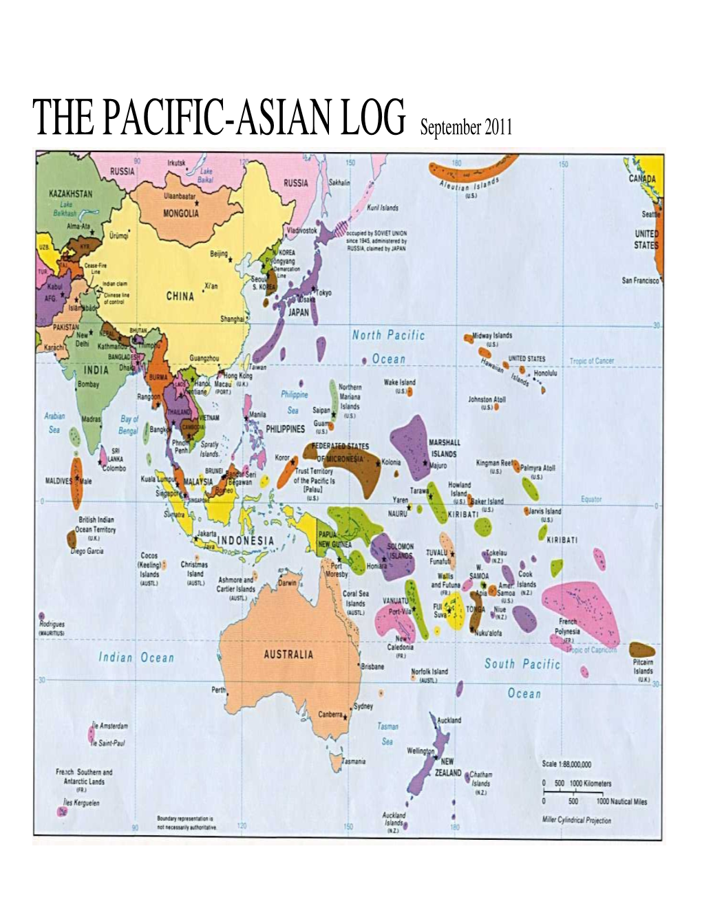 THE PACIFIC-ASIAN LOG September 2011