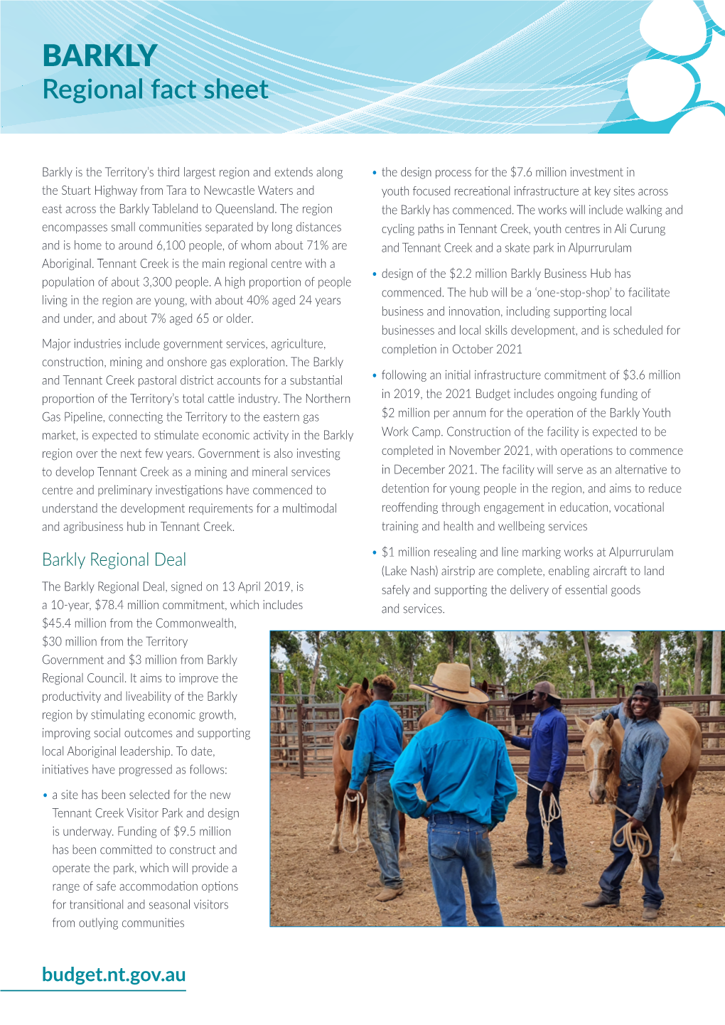 BARKLY Regional Fact Sheet