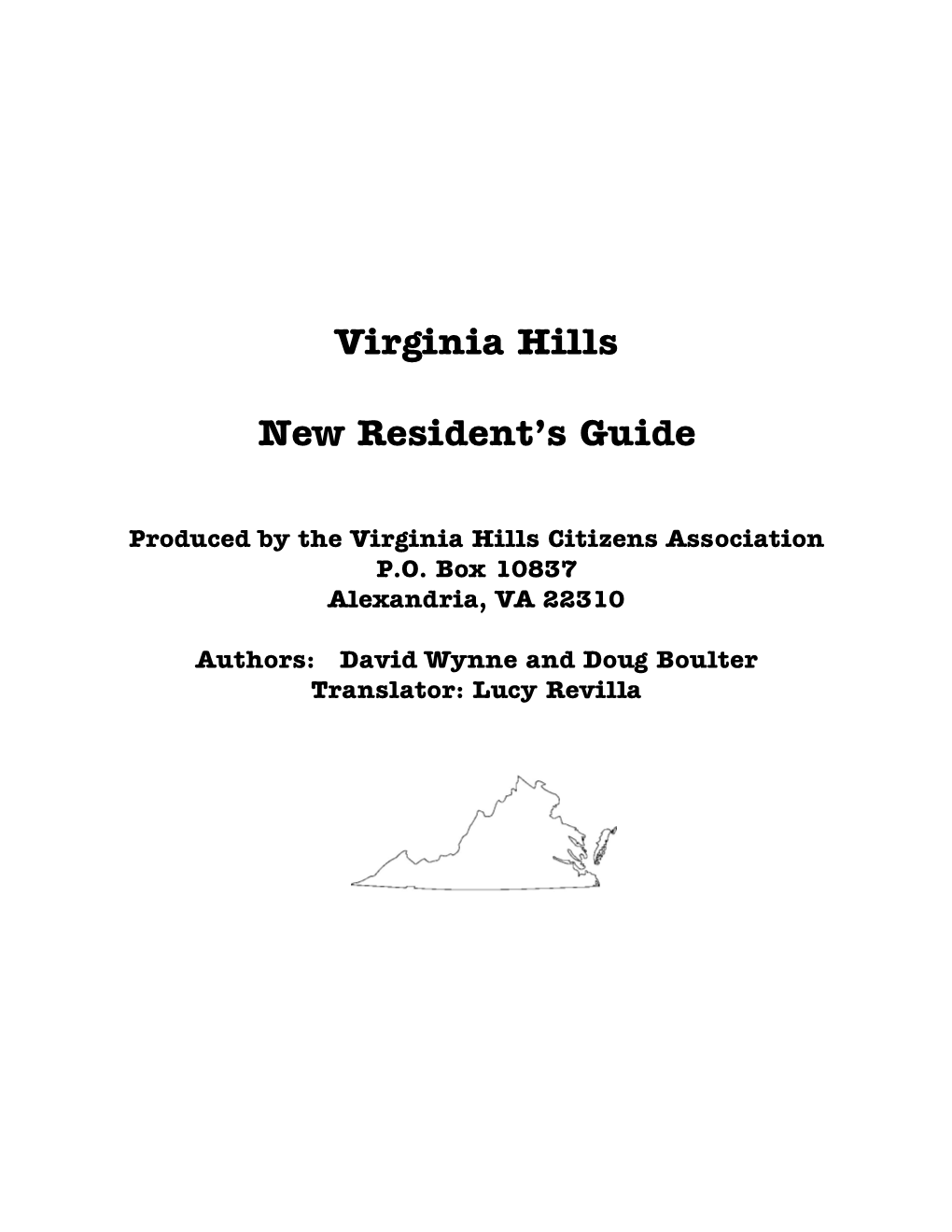 New Resident's Guide