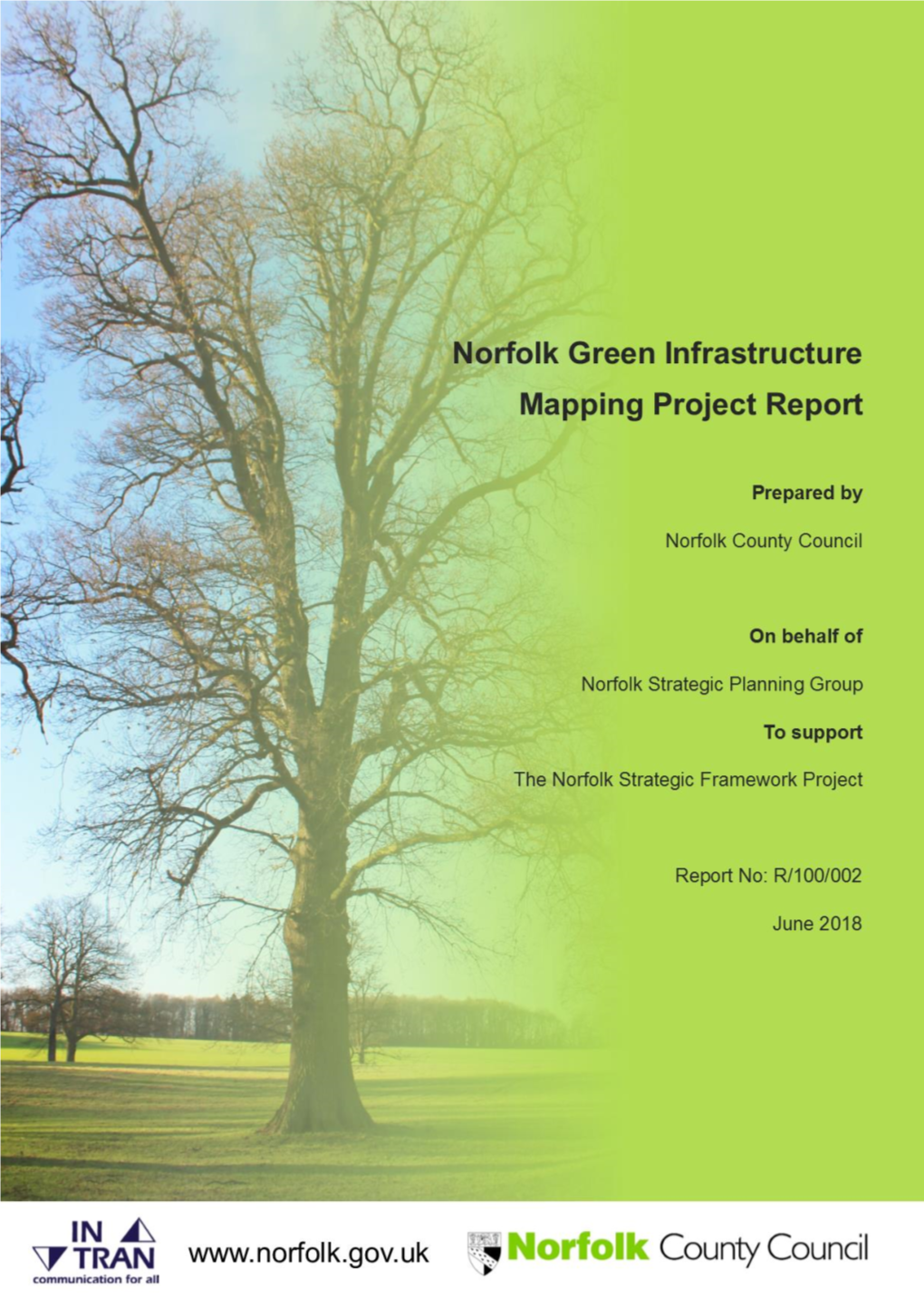 Norfolk Green Infrastructure Mapping Project Report