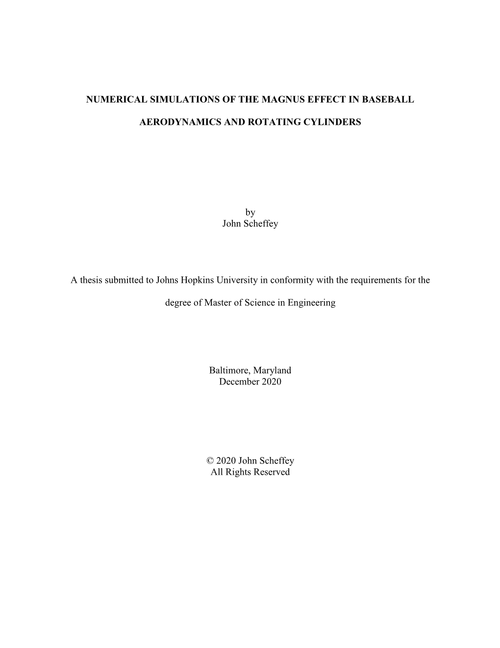 Numerical Simulations of the Magnus Effect in Baseball