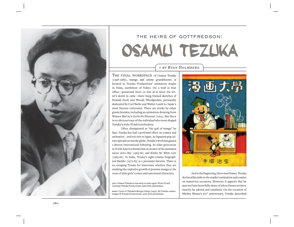 Osamu Tezuka