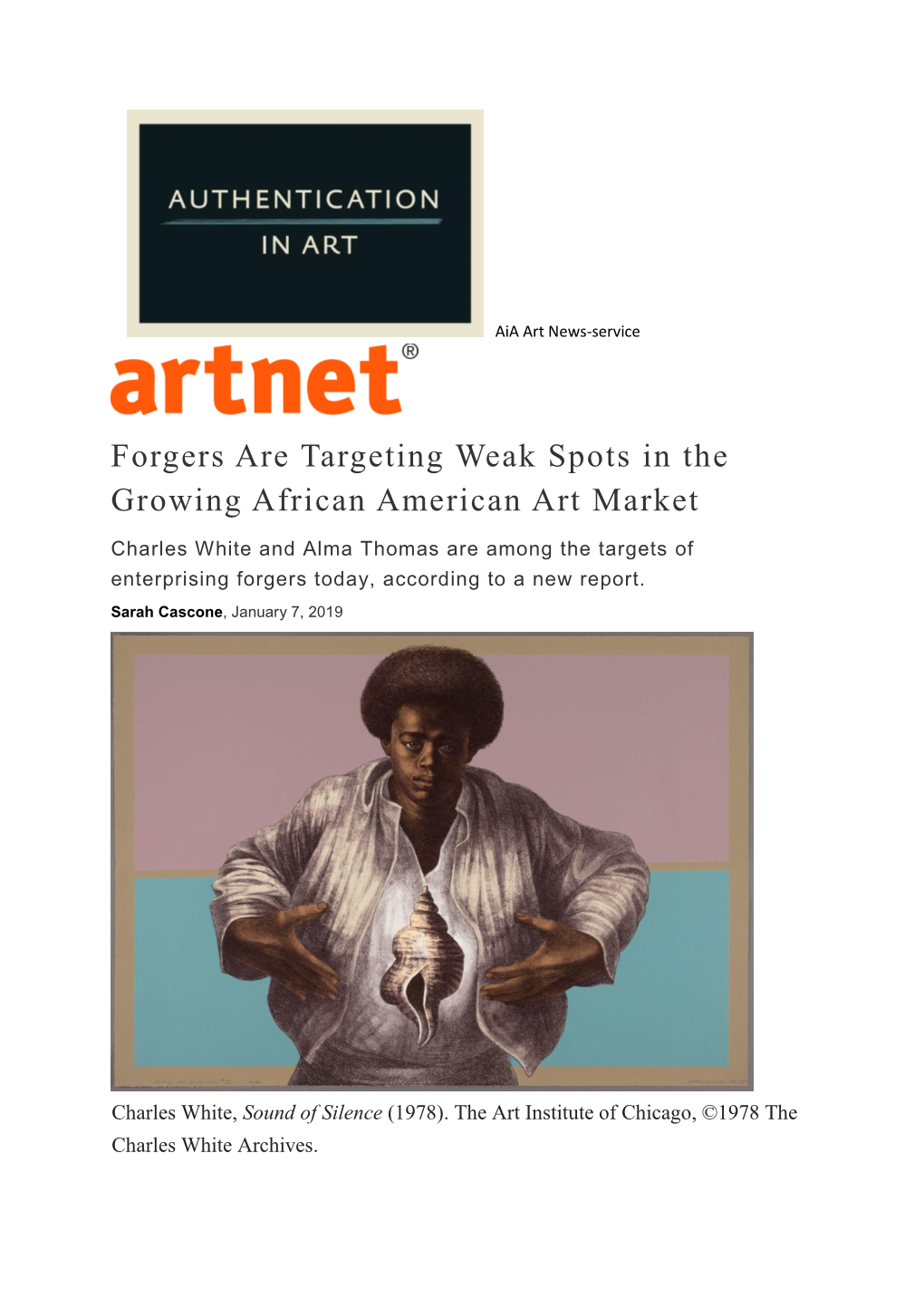 Forgers Are Targeting Weak Spots in the Growing African American Art Market