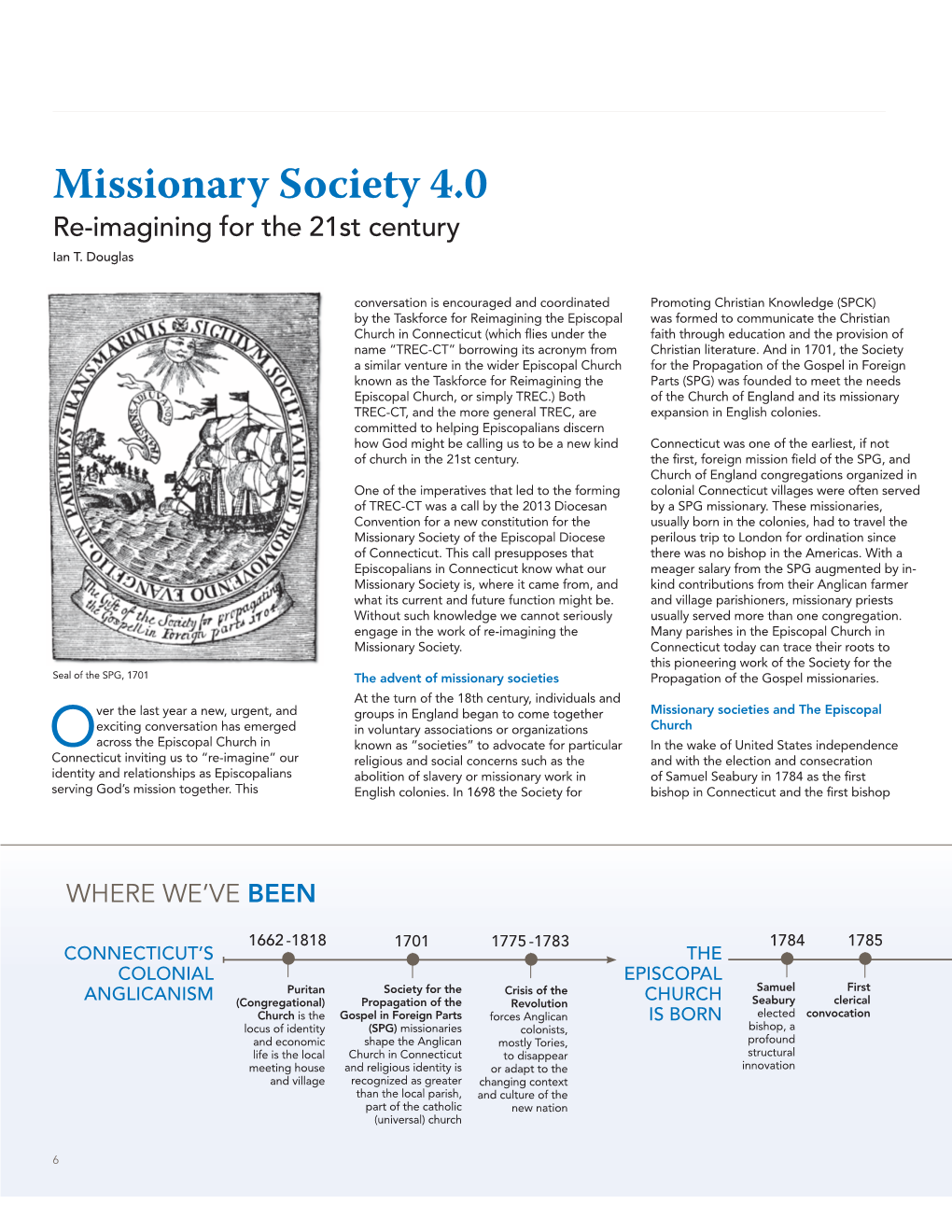 Missionary Society 4.0 Re-Imagining for the 21St Century Ian T