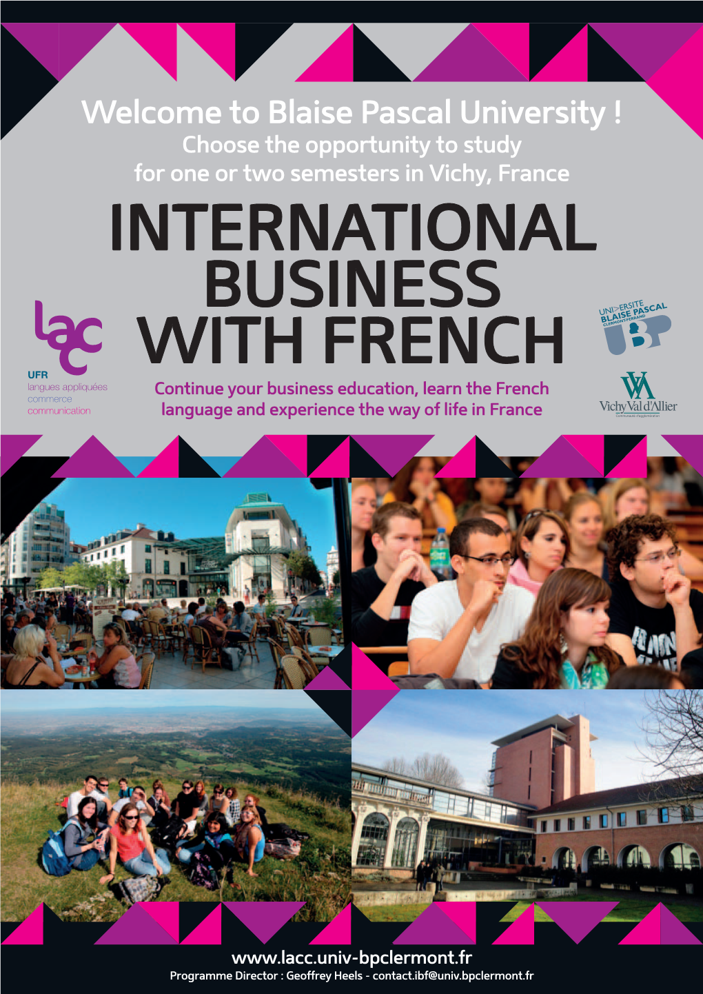 INTERNATIONAL BUSINESS with FRENCH Welcome to Blaise Pascal