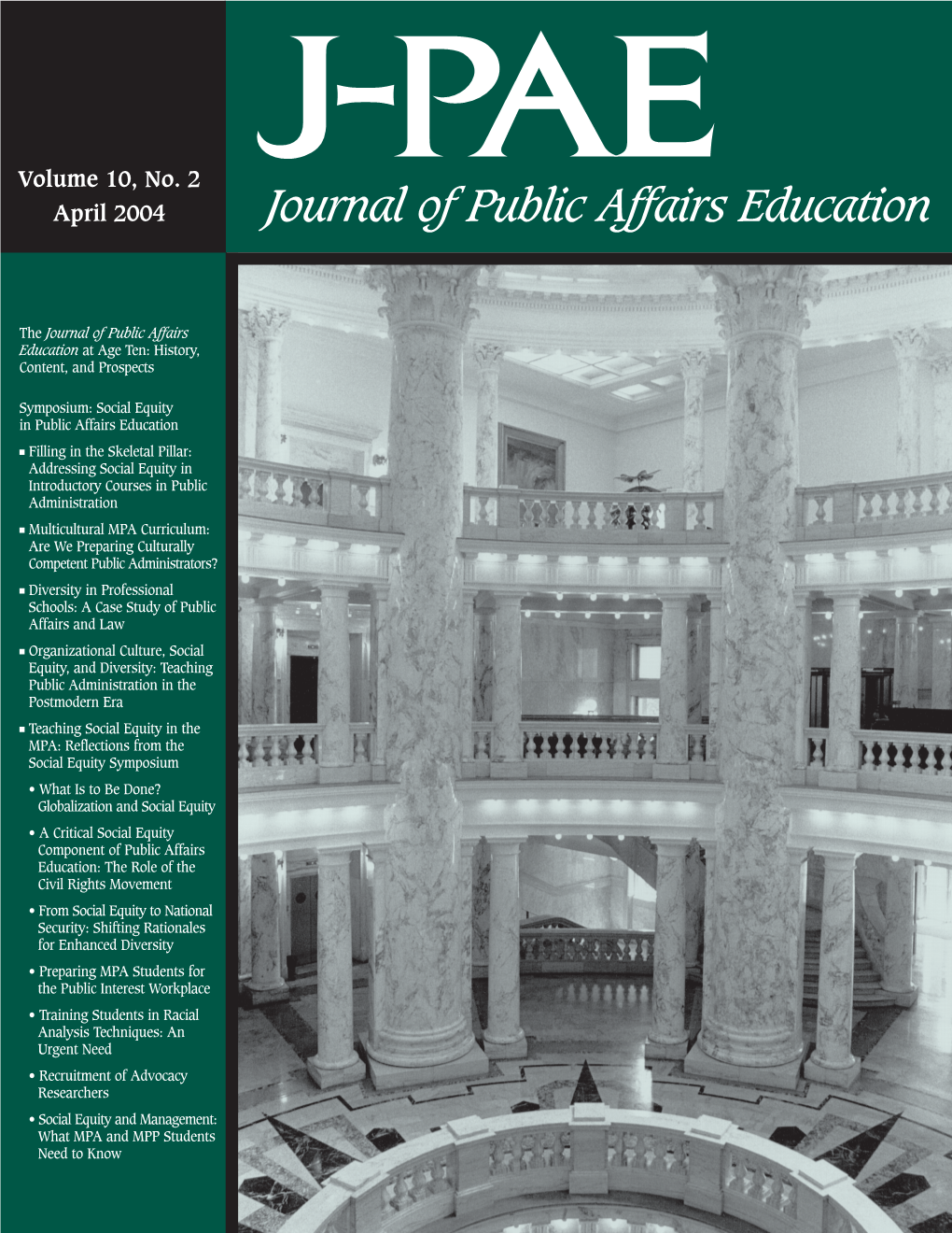 Journal of Public Affairs Education