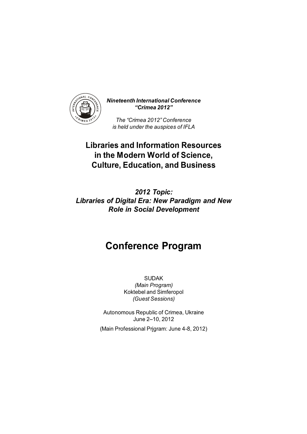 Conference Program