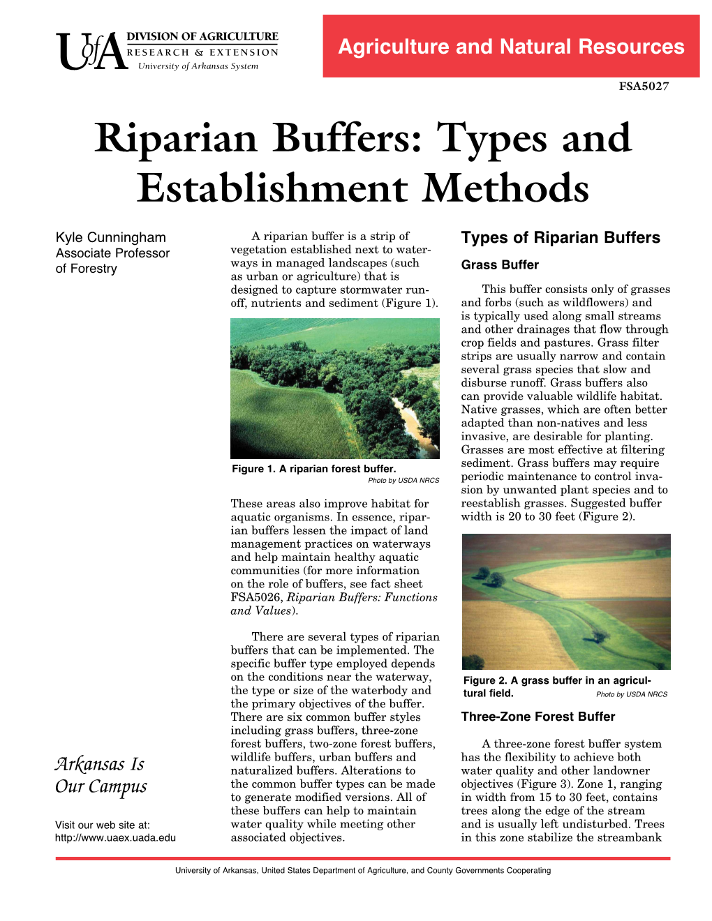 Riparian Buffers: Types and Establishment Methods