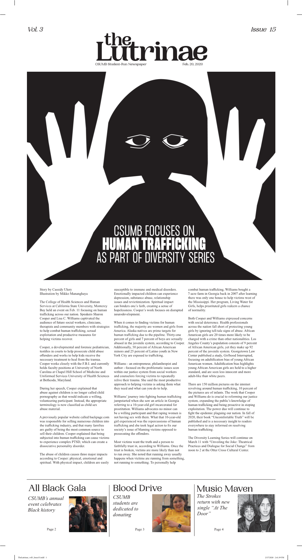 Human Trafficking As Part of Diversity Series