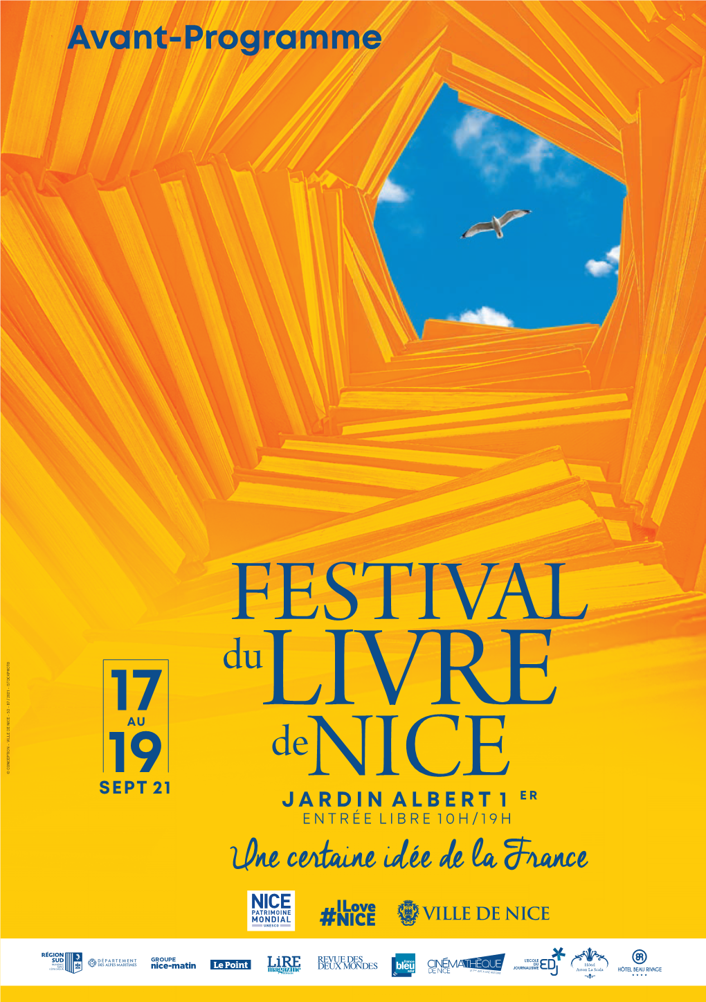 FESTIVAL Une Certaine Idée De La France LIVRE De JARDIN ALBERT 1 ENTRÉE LIBRE10H/19H NICE ER