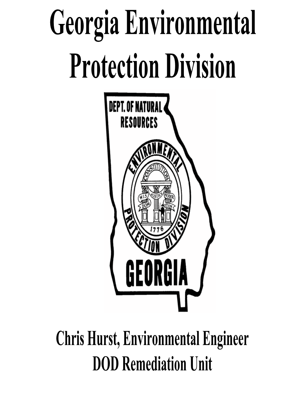 Georgia Environmental Protection Division