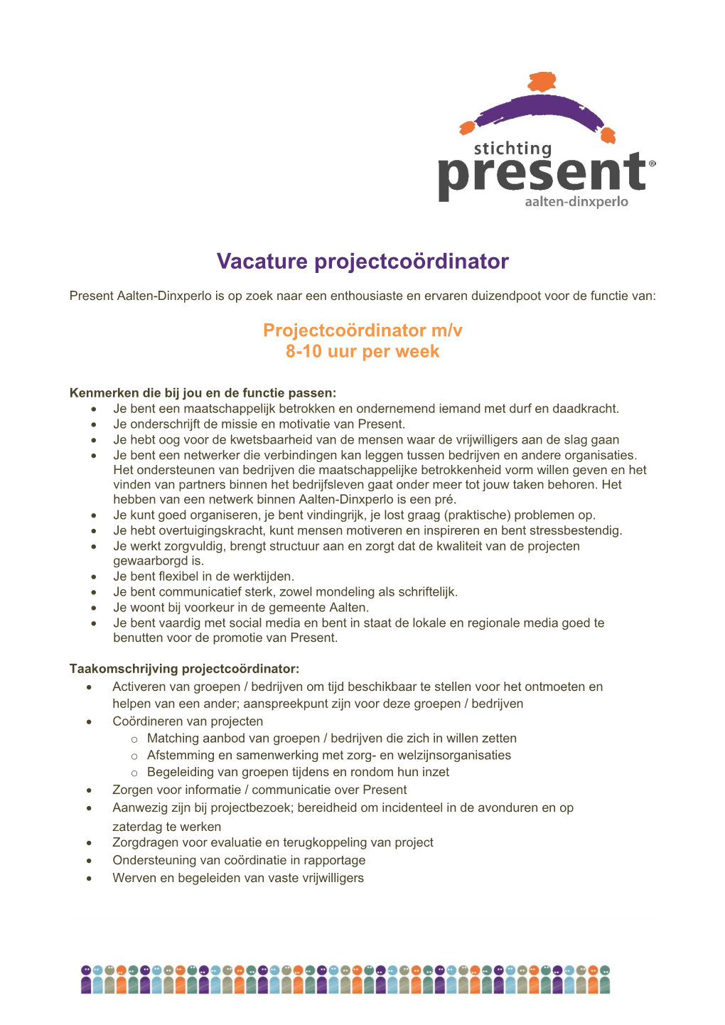 Vacature Projectcoördinator