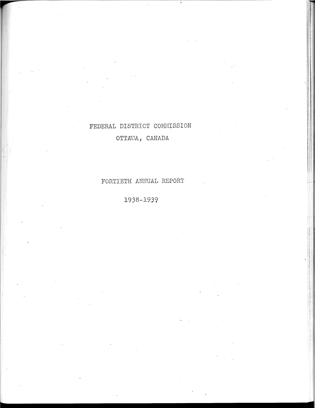 Annual Report, 1938–1939