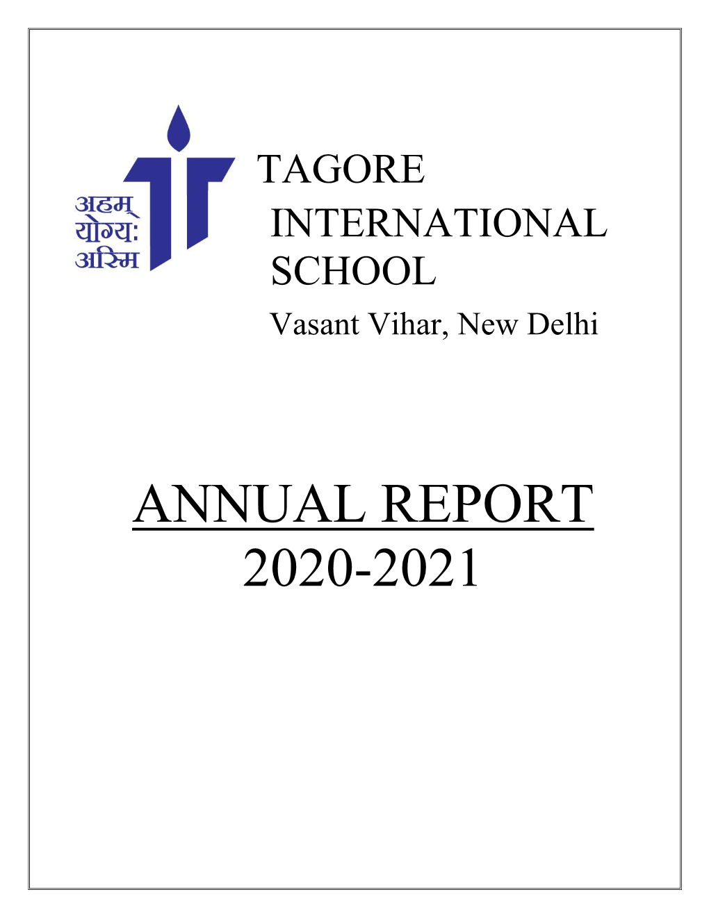 Annual Report 2020-2021