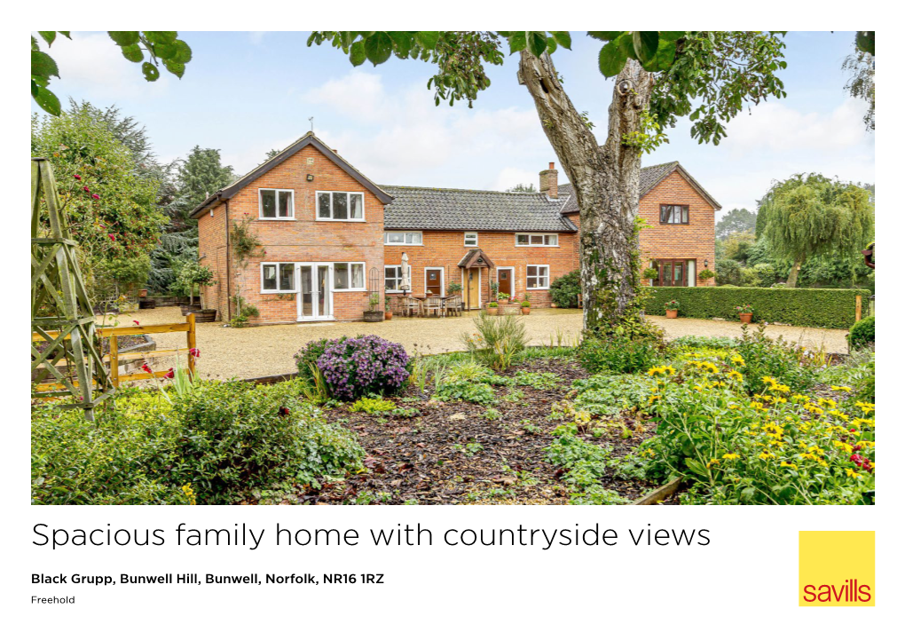 Spacious Family Home with Countryside Views