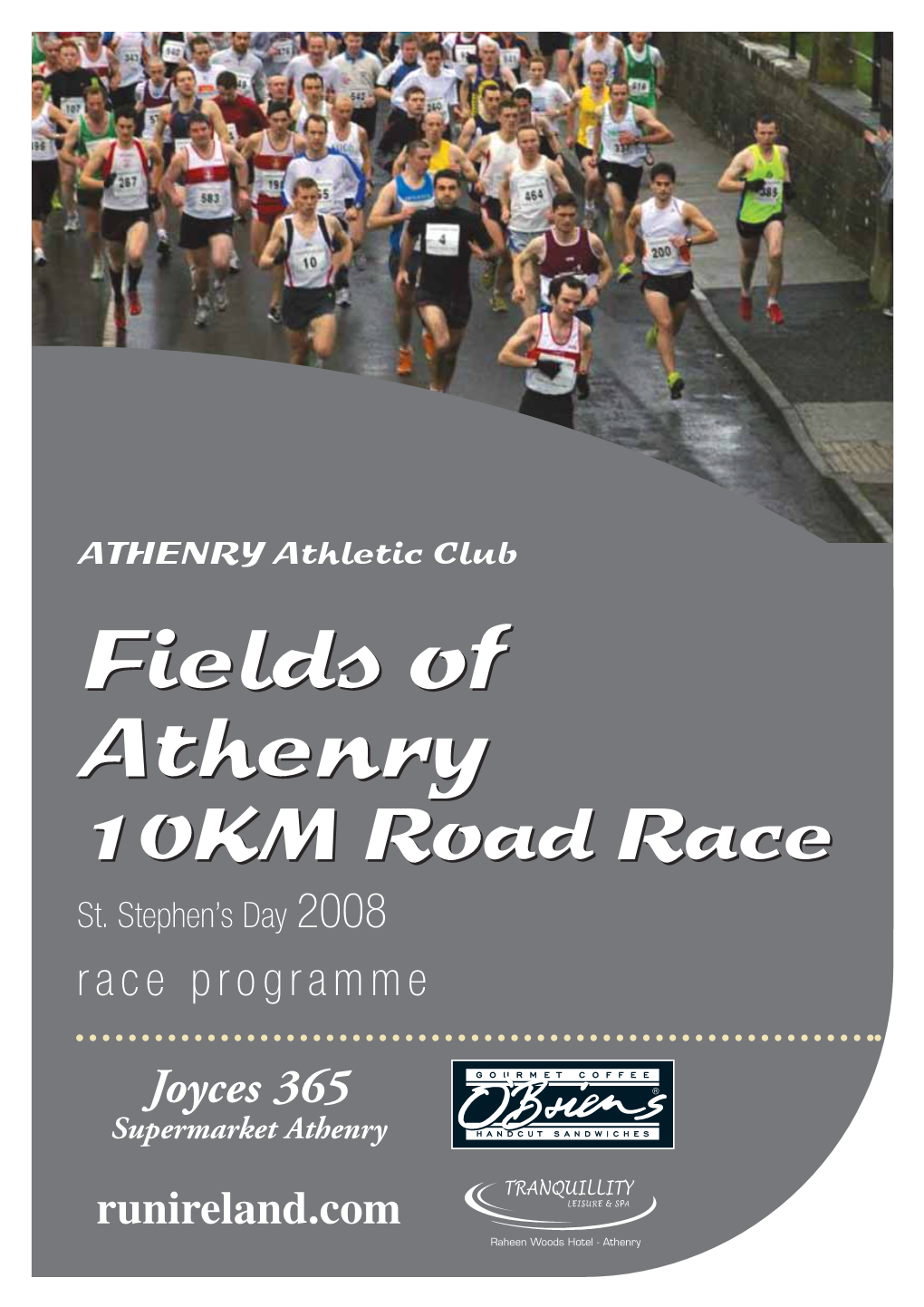 2008 Race Programme