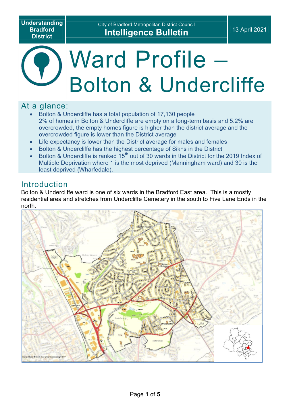 Bolton & Undercliffe