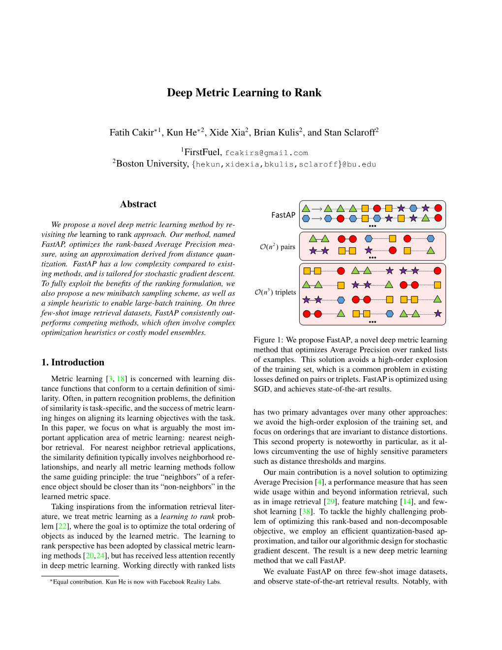 Deep Metric Learning to Rank